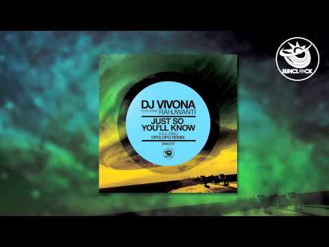 Dj Vivona feat. Rahjwanti - Just So You'll Know (Opolopo Remix) - SNK006