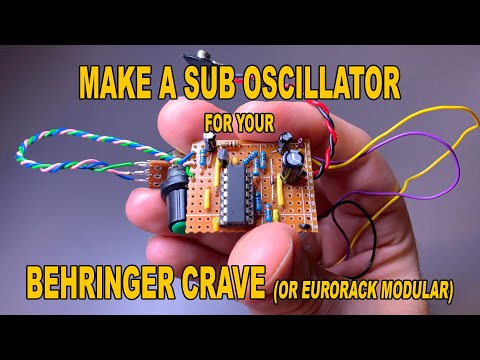 DIY Sub Oscillator (SH-101 type) for your Crave Synth or Eurorack modular synth (with schematics)