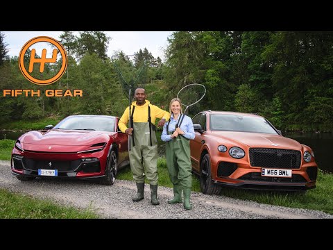 Thumbnail for Ferrari Purosangue vs Bentley Bentayga S: Scottish Road Trip | Fifth Gear by Ferrari Purosangue