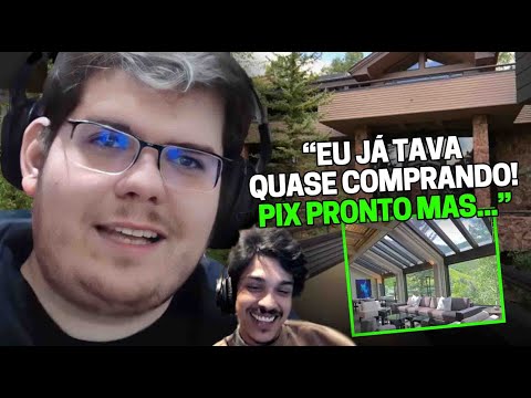 CASIMIRO REAGE: MANSÃO ABSURDA DE 100 MILHÕES NO COLORADO  - EUA ft. ChiCoin | Cortes do Casimito