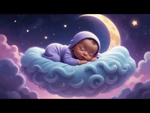 Starlight Sleep ✨🌙 | Gentle Lullaby for Kids | Soft Piano & Music Box Bedtime Song for Sleep