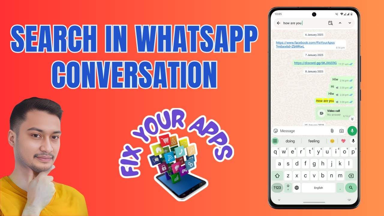 How to Search in WhatsApp Conversation - Detailed Tutorial [2025]