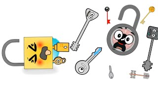 Hard lock and key's sus 💀😈 || Animation parody||