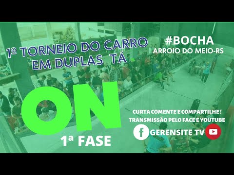 1ª FASE - 1° TORNEIO DO CARRO EM ARROIO DO MEIO-RS