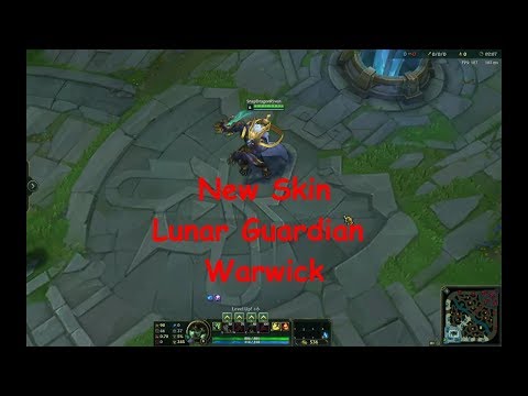 New Skin Lunar Guardian Warwick Spotlight - Pre Release - League Of Legends