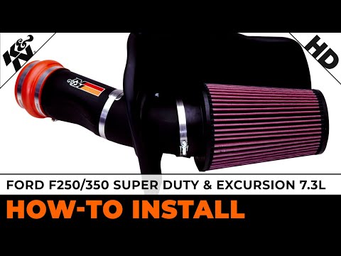 Ford F250/F350 Super Duty & Excursion 7.3L Diesel [#57-2530] Air Intake Installation