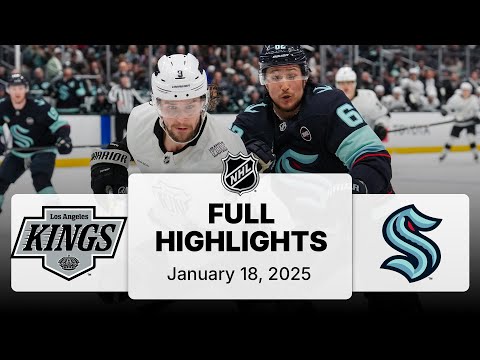 NHL Highlights | Kings vs. Kraken - January 18, 2025