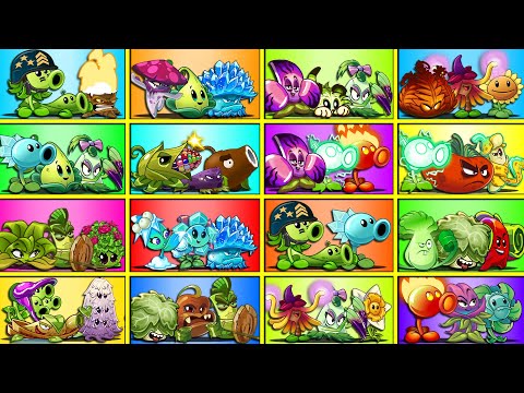 PvZ 2 BIG Tournament Mod Survival - TEAMS from Comments - Who Will Win? - Plant vs Plant Challenge