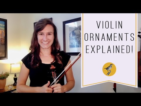 Violin Ornaments Explained: Trills, Grace Notes, Mordents, Turns, and Slides