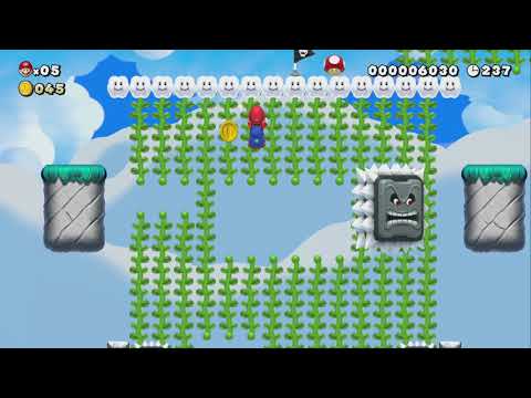 Story Mode 23 ~ Above the Clouds, Beyond the Vines for Lonely Farmer - Super Mario Maker 2 1bu