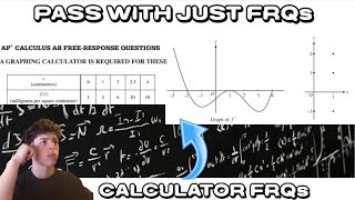 AP Calculus Calculator FRQ Review
