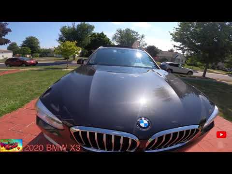 2020 BMW X3 Cinematic view.