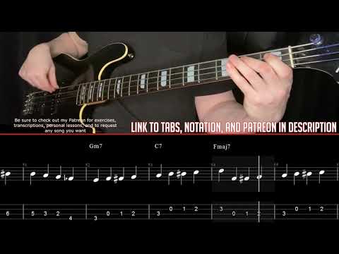 Ornithology - Melody and Walking Bass Line