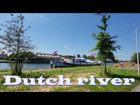 Dutch Villages Zwammerdam and Bodegraven Along the  River. Houses and Architecture