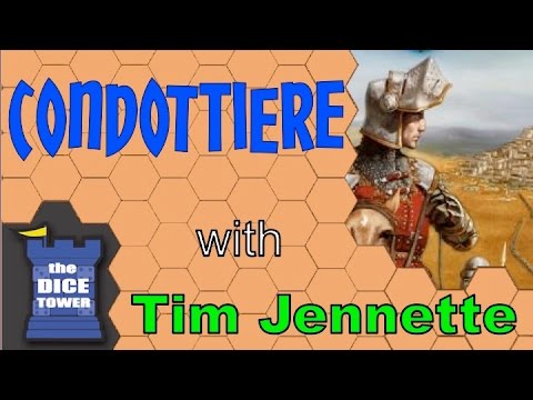 The Dice Tower: Condotiere Review - with Tim Jennette