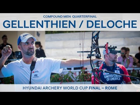 Braden Gellenthien v Pierre-Julien Deloche – Compound Men’s Quarterfinal | Rome 2017