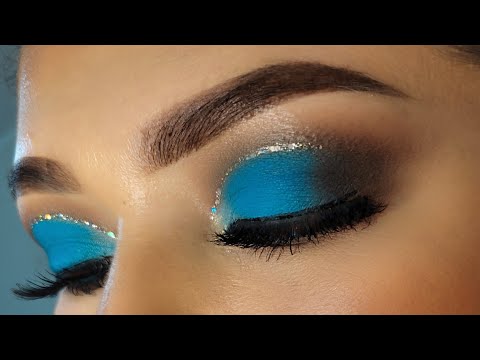 MAQUILLAJE HERMOSO CON TONO NUDE COMBINADO CON AZUL 💙🤎😍|Makeup 💙🤎