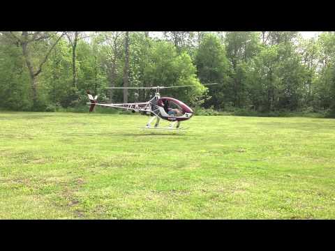 Flying the Helicycle "Turbinator"