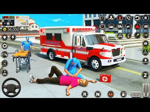 Ambulance driving simulator 3D/ Emergency Rescue Ambulance game / Android Gameplay