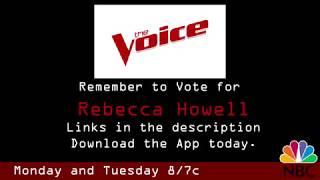 Rebecca Howl. No, It&#39;s Rebecca Howell NBCs The Voice Season 16 - April 29 2019
