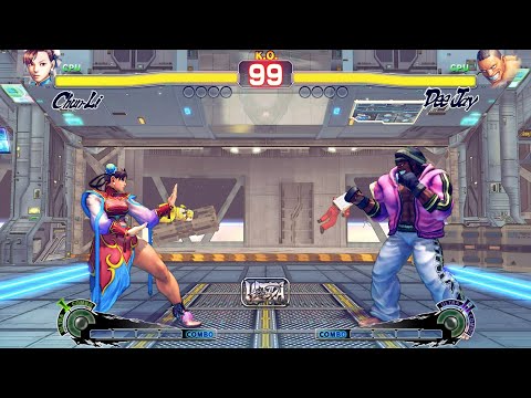 Chun-Li vs Dee Jay! Street Fighter 4 CPU vs CPU