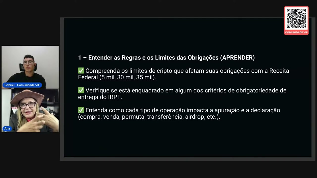 Passo a passo para declarar criptomoedas 2025 | Comunidade VIP