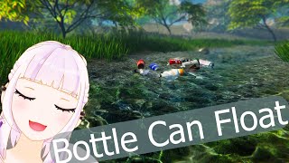 明けてたねおめでとう！こちらは石で追い立てるゲーム【Bottle Can Float】
