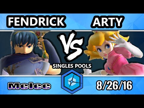 Shine 2016 SSBM - Fendrick Lamar (Marth) Vs. Arty (Peach) Melee Singles