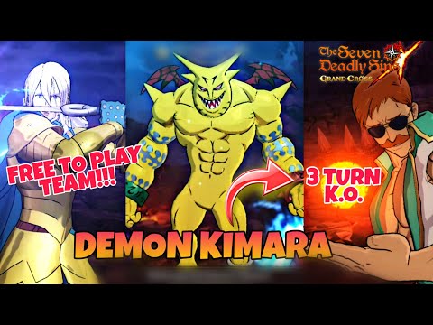 *NEW* Demon Kimara - Free to Play - 3 Turns | Grand Cross