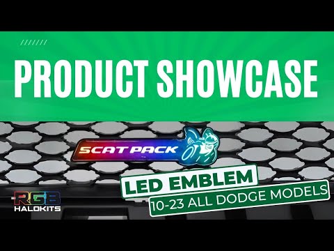 Scatpack Multicolor Flow Illuminated LED Emblem