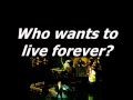 Queen - Who Wants To Live Forever - Karaoke 