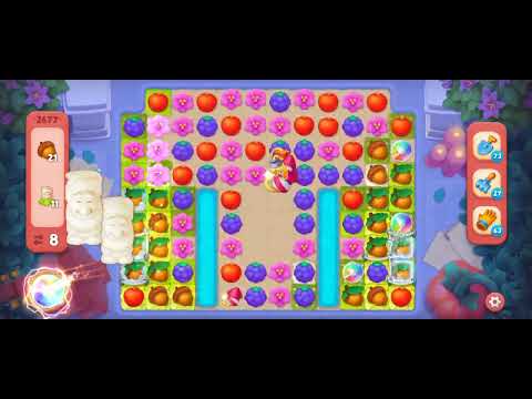 Gardenscapes Level 2677 [Hard Level ] #androidgameplay #tranding #viral #game #gardenscapesgame