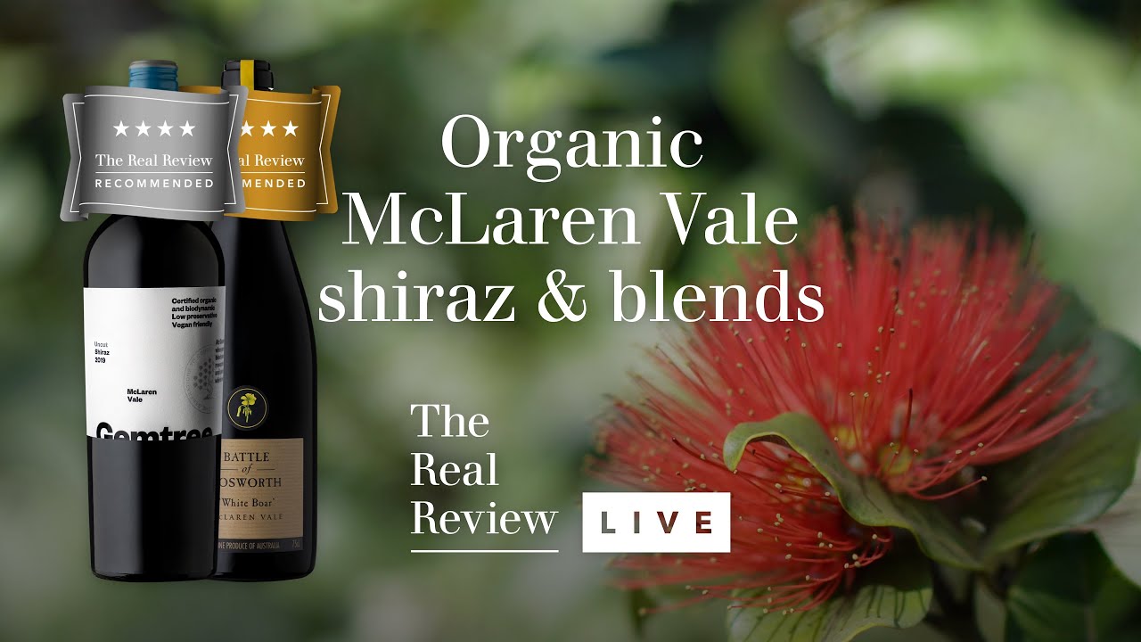 Organic McLaren Vale shiraz and blends