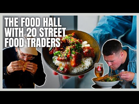 Eating At All 20 Street Food Traders at Salford's Biggest Food Hall Kargo MKT