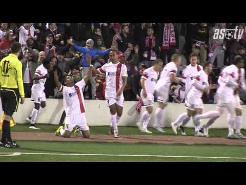 Zostrih zo štvrťfinálového stretnutia Slovnaft Cupu AS Trenčín - ŠK Slovan Bratislava 2:1 (0:0)