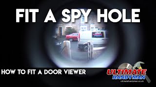 How to fit a door viewer