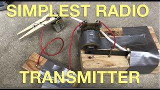 How to build the simplest radio transmitter - the spark gap radio