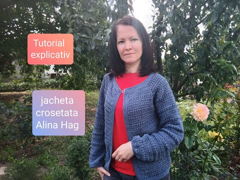 jacheta crosetata Alina Hag (beautiful jacket/gilet au crochet)