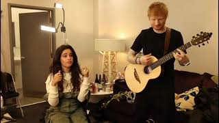 Download lagu Camila and Ed practicing Bam Bam backstage mp3