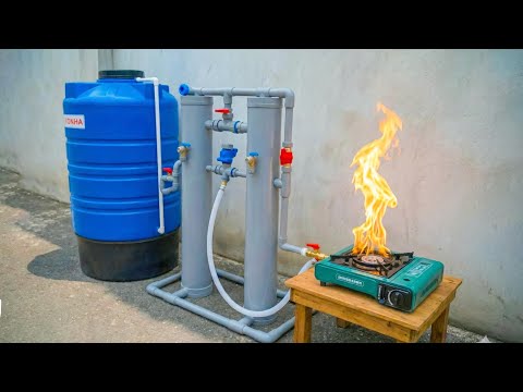 No More Gas Cylinders! Get Free Gas All Year Round Using Just a Blue Plastic Barrel +PVC Pipes