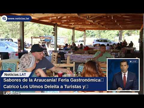 ¡Sabores de la Araucanía! Feria Gastronómica Catrico Los Ulmos Deleita a Turistas y Locales