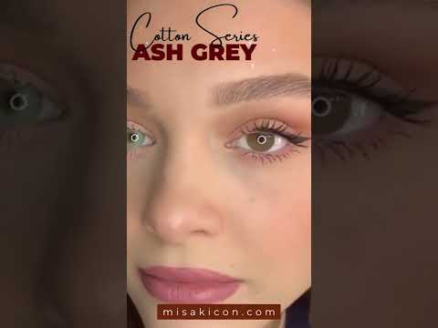 Cotton Series Ash Grey Contact Lens by Misaki Cosmetics
