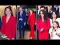 Catherine Stylish In Low Rise Flared Trousers For An Outing With Prince William