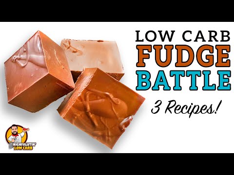 Low Carb FUDGE BATTLE - The BEST Keto Fudge Recipe?