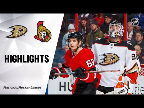 NHL Highlights | Ducks @ Senators 2/4/20