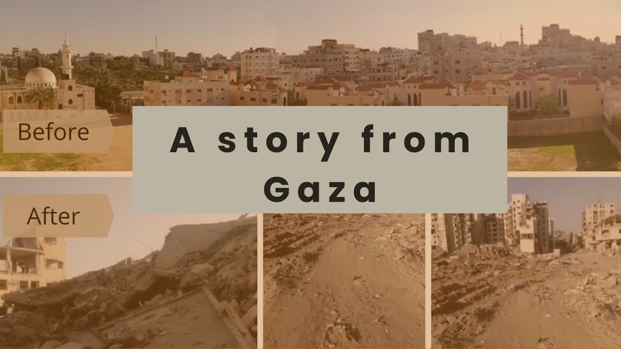 Before and After: No Home to Return To Gaza