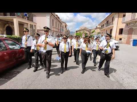 Marcia Regione Abruzzo Banda di Montescaglioso 7/8/23 S Donato V.Comino Festa Patronale