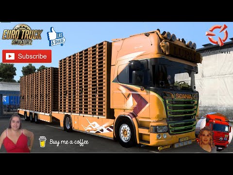 Euro Truck Simulator 2 (1.46) Scania R730 Lupal [1.46] fix by Etophia + DLC's & Mods