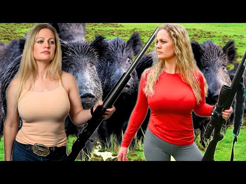 Her Most Exciting Wild Hog Hunts of ALL TIME! Hunting Queen Highlights