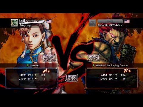 BrolyLegs [Chun li] vs BRONXPUERTOROCK [Akuma] USF4